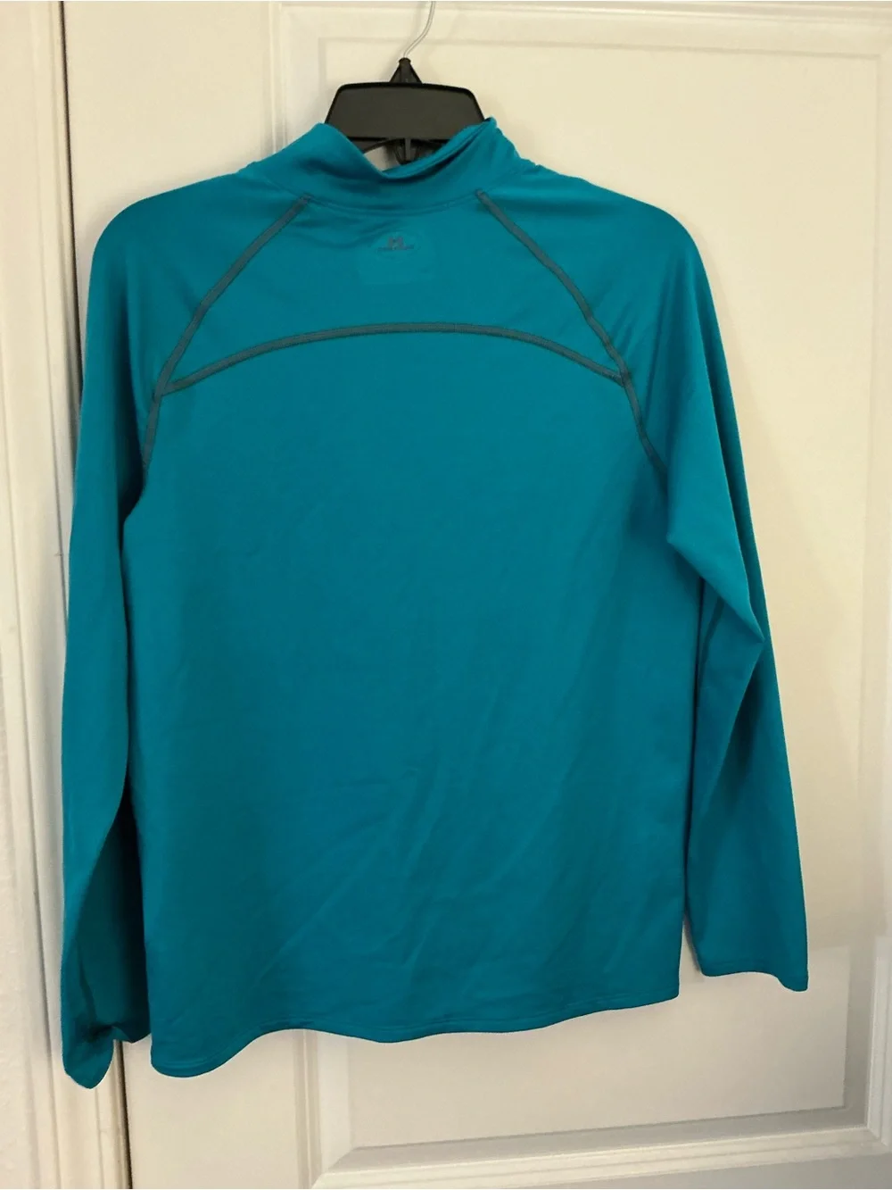 Under Armour ColdGear Loose 1/4 Zip Pullover Jacket Teal Blue Youth XL